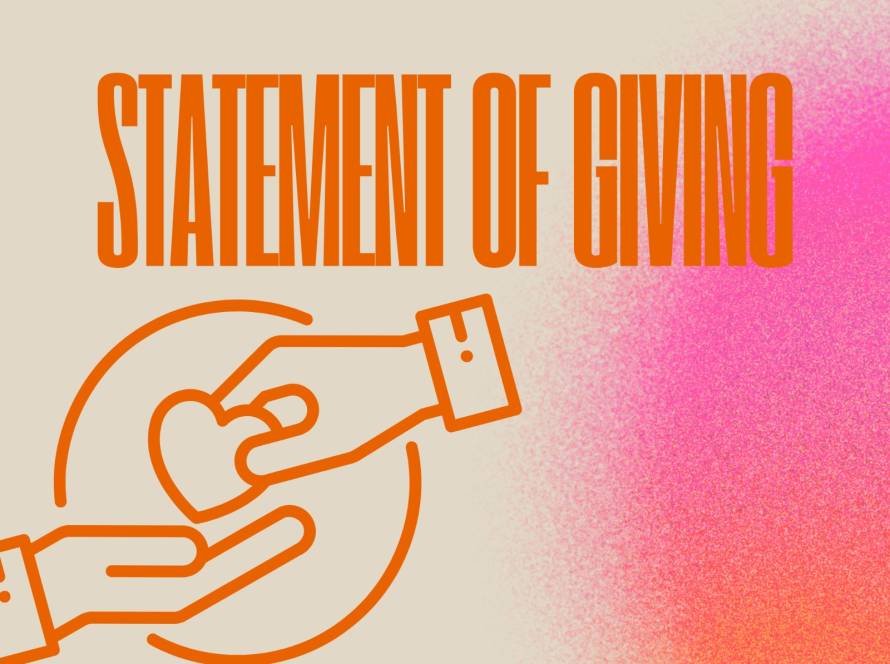 statement of giving banner