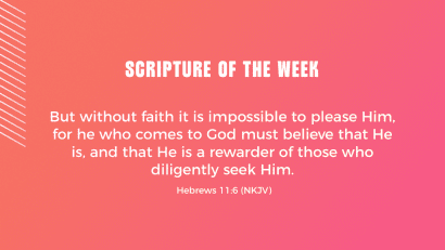 scripture of the week